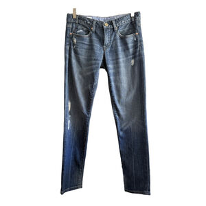 Womens Gap 1969 always skinny jeans distressed Low Rise size 26/2 discontinued
